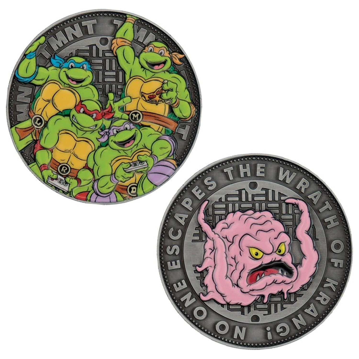 Teenage Mutant Ninja Turtles zbirateljski kovanec Krang fotografija izdelka