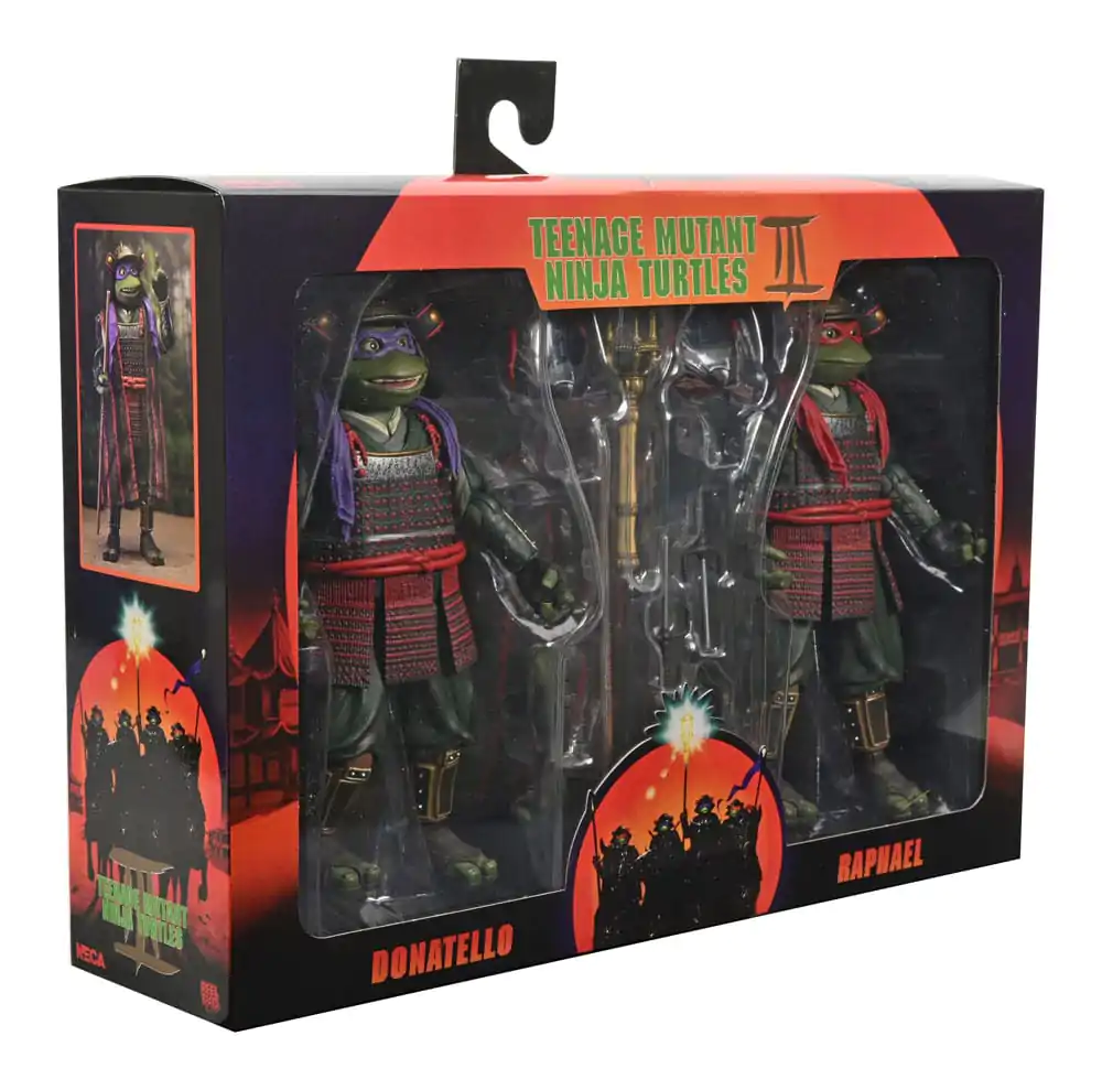 Teenage Mutant Ninja Turtles III akcijska figura 2-Pack Donatello & Raphael 18 cm fotografija izdelka