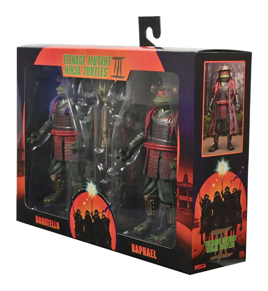 Teenage Mutant Ninja Turtles III akcijska figura 2-Pack Donatello & Raphael 18 cm fotografija izdelka