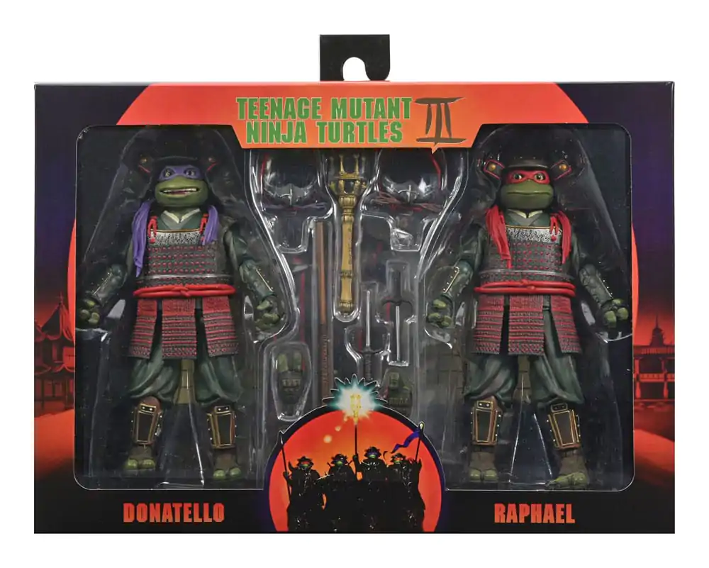 Teenage Mutant Ninja Turtles III akcijska figura 2-Pack Donatello & Raphael 18 cm fotografija izdelka