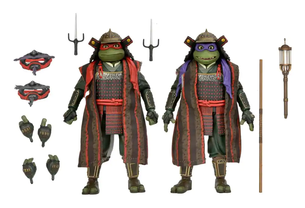 Teenage Mutant Ninja Turtles III akcijska figura 2-Pack Donatello & Raphael 18 cm fotografija izdelka