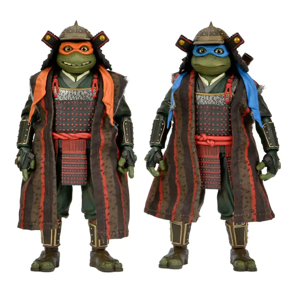 Teenage Mutant Ninja Turtles III akcijska figura, set 2 figuric Leonardo & Michelangelo 18 cm fotografija izdelka