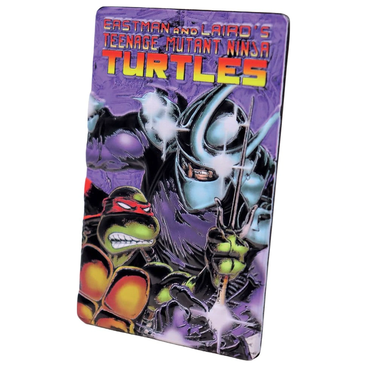 Teenage Mutant Ninja Turtles Komplet treh kovinskih ploščic z naslovnico stripa Limited Edition fotografija izdelka