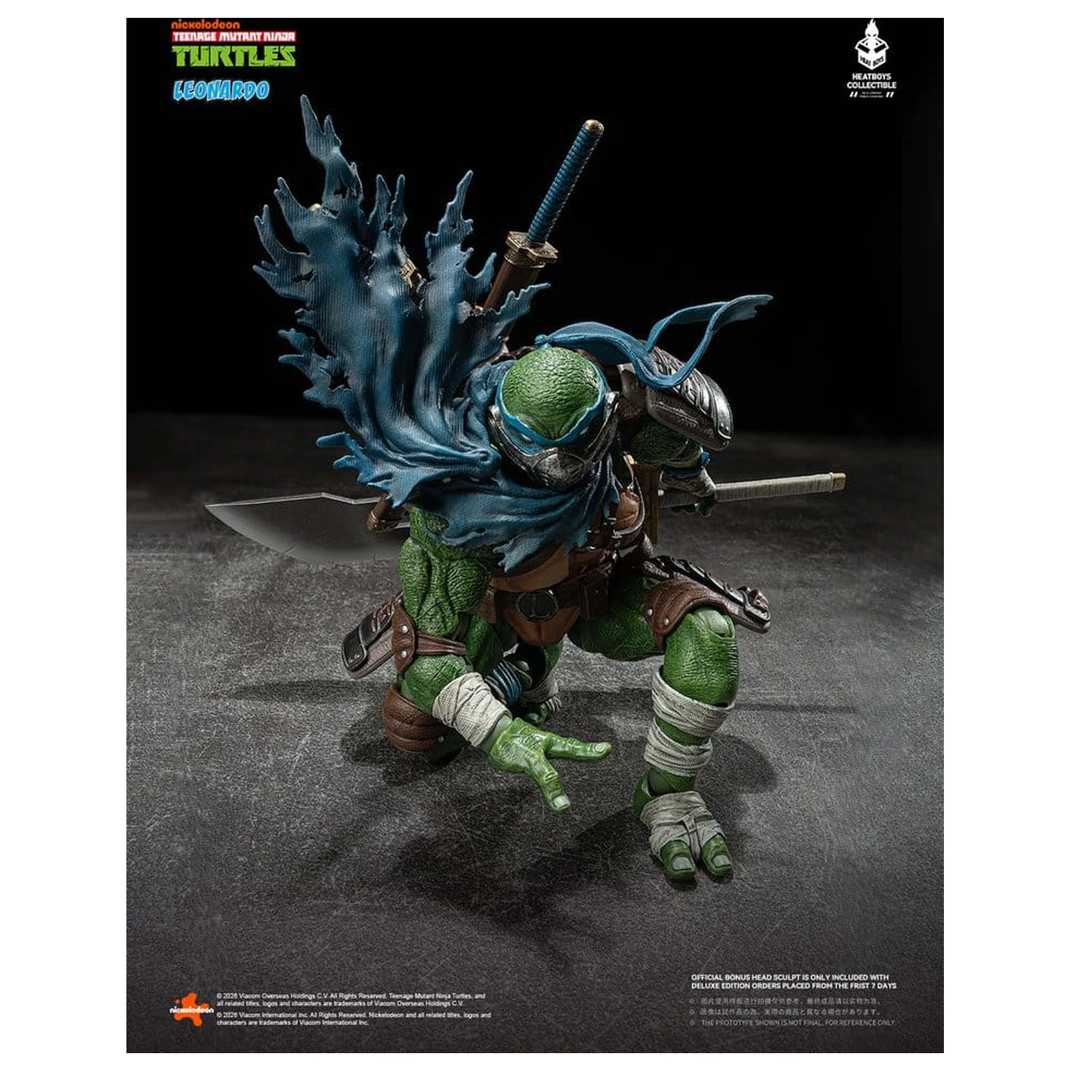 Teenage Mutant Ninja Turtles akcijska figura Leonardo Deluxe Version 20 cm fotografija izdelka