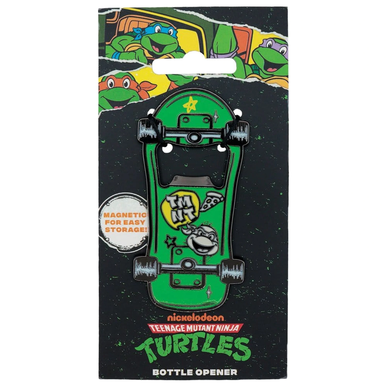 Teenage Mutant Ninja Turtles odpirač za steklenice, magnetni skateboard fotografija izdelka