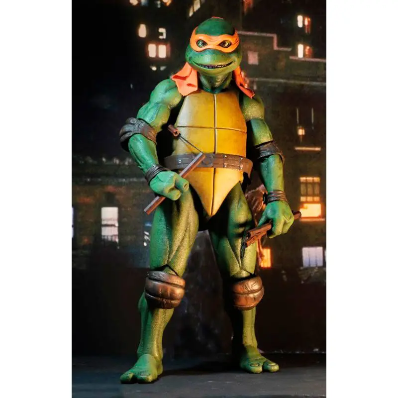 Teenage Mutant Ninja Turtles Michelangelo premična figura 42 cm fotografija izdelka