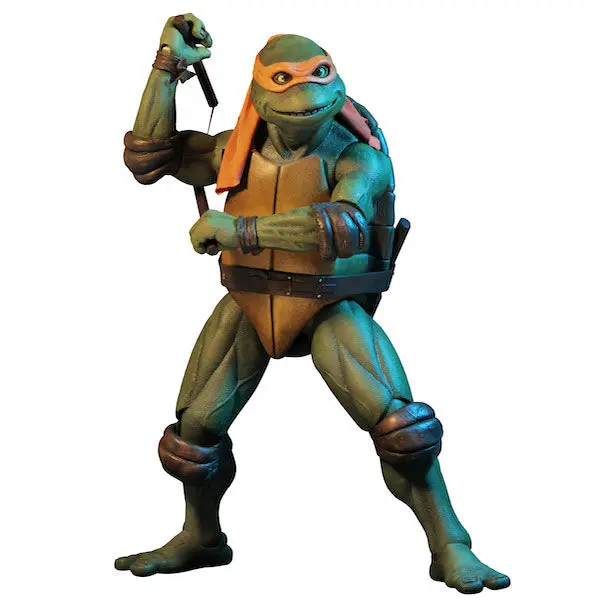 Teenage Mutant Ninja Turtles Michelangelo premična figura 42 cm fotografija izdelka
