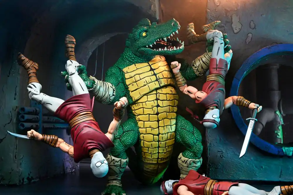 Teenage Mutant Ninja Turtles (Mirage Comics) Akcijska Figura Leatherhead 21 cm fotografija izdelka