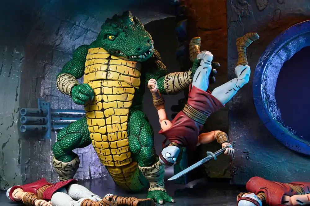 Teenage Mutant Ninja Turtles (Mirage Comics) Akcijska Figura Leatherhead 21 cm fotografija izdelka