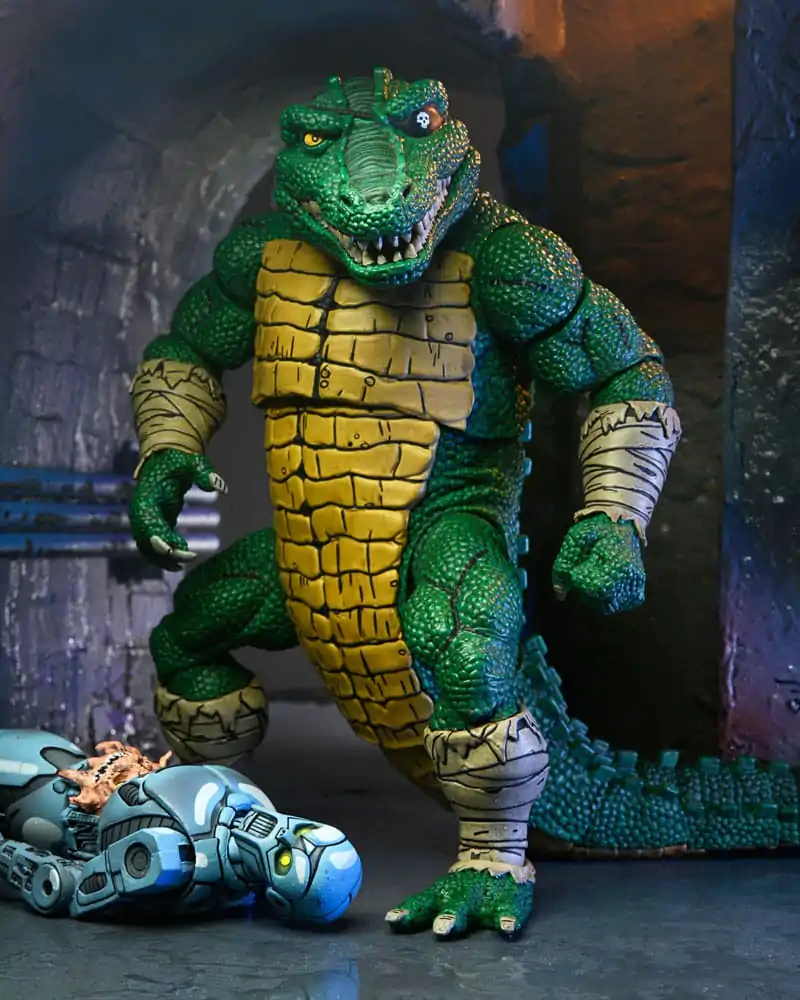 Teenage Mutant Ninja Turtles (Mirage Comics) Akcijska Figura Leatherhead 21 cm fotografija izdelka