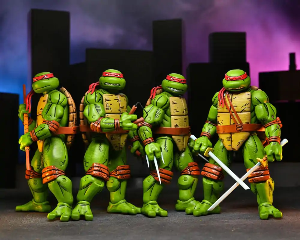 Teenage Mutant Ninja Turtles (Mirage Comics) zbirateljske figurice komplet 4 kosov Leonardo, Raphael, Michelangelo & Donatello 18 cm fotografija izdelka