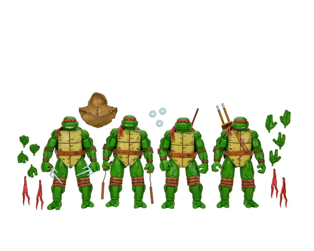 Teenage Mutant Ninja Turtles (Mirage Comics) zbirateljske figurice komplet 4 kosov Leonardo, Raphael, Michelangelo & Donatello 18 cm fotografija izdelka