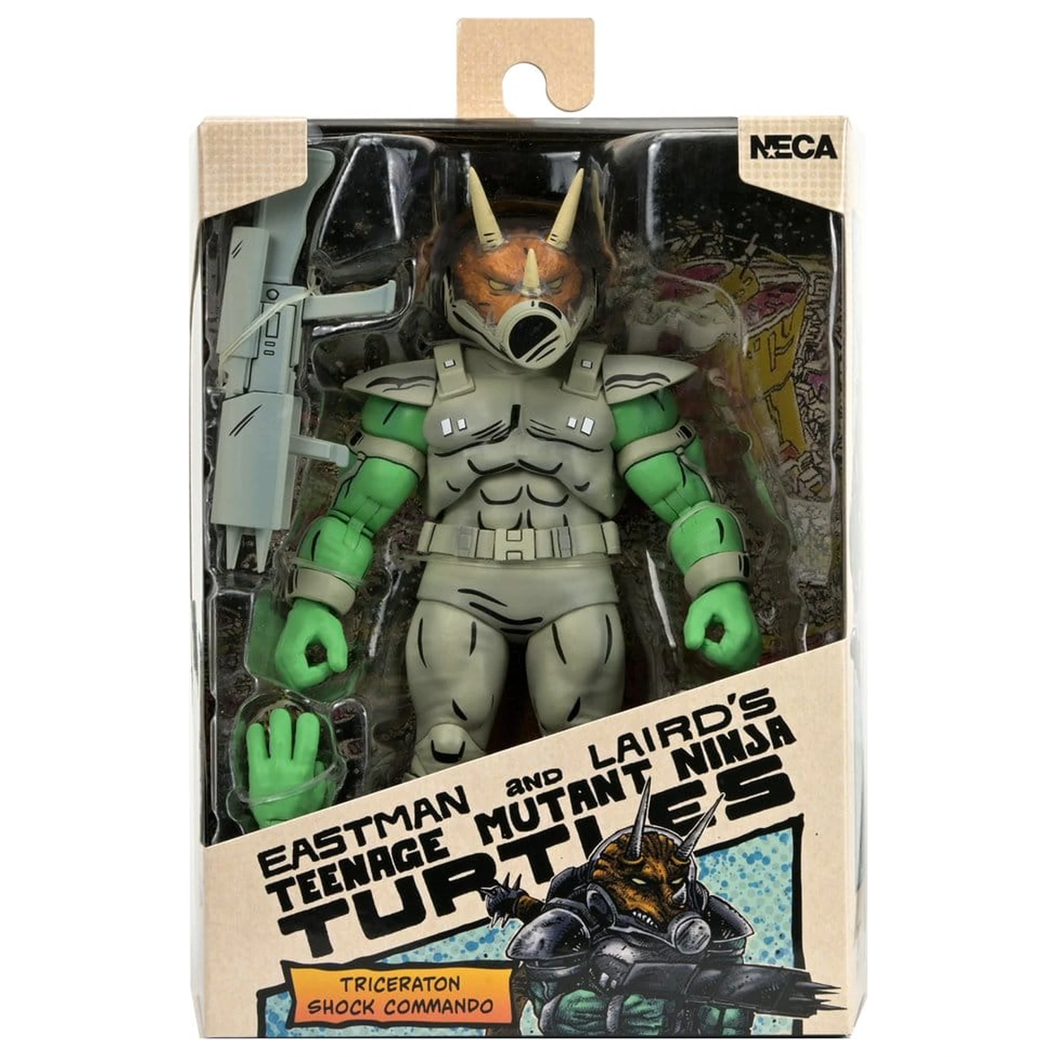 Teenage Mutant Ninja Turtles (Mirage Comics) Akcijska figura Shock Commando Triceraton 18 cm fotografija izdelka