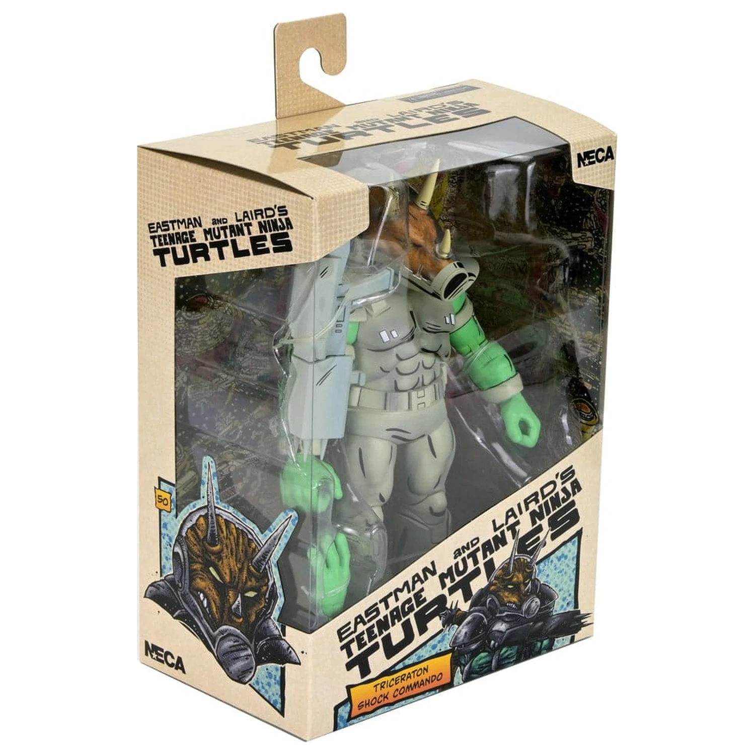 Teenage Mutant Ninja Turtles (Mirage Comics) Akcijska figura Shock Commando Triceraton 18 cm fotografija izdelka