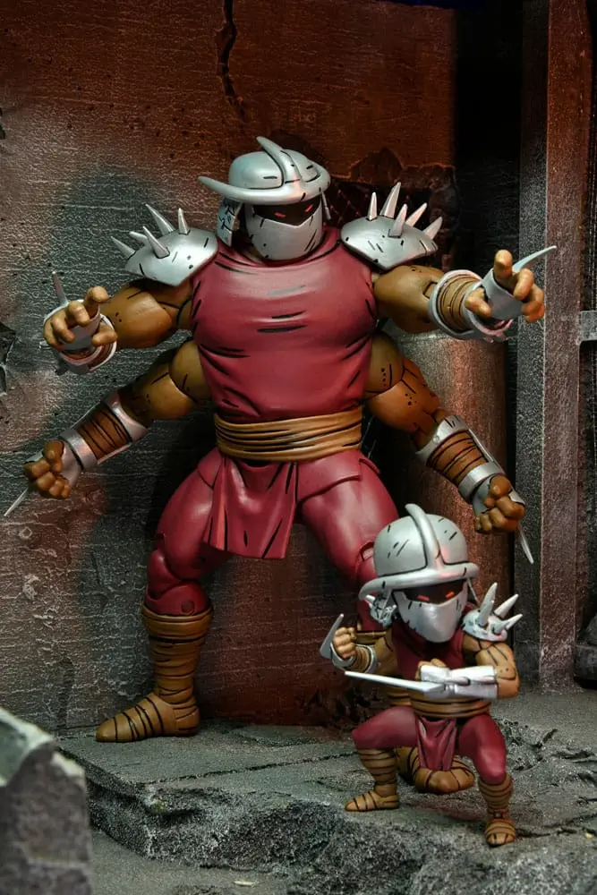 Teenage Mutant Ninja Turtles (Mirage Comics) Akcijska figura Shredder Clone & Mini Shredder (Deluxe) 18 cm fotografija izdelka