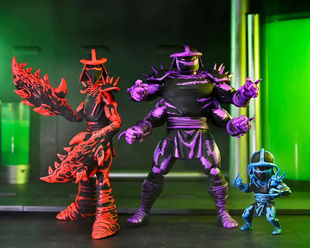 Teenage Mutant Ninja Turtles (Mirage Comics) akcijske figure Shredder Clones komplet škatel 18 cm fotografija izdelka