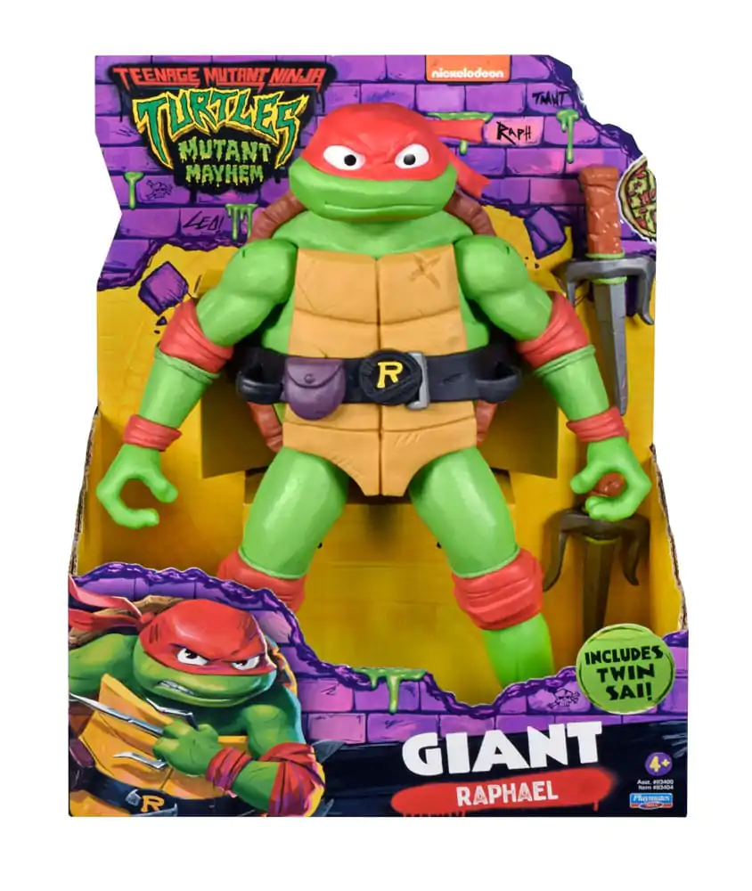 Teenage Mutant Ninja Turtles: Mutant Mayhem akcijska figura velikanski Raphael 30 cm fotografija izdelka