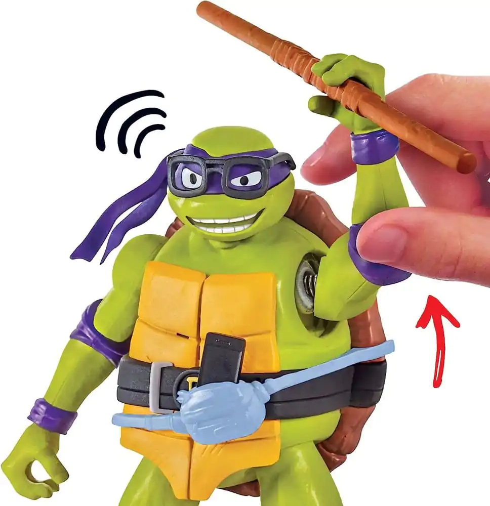 Teenage Mutant Ninja Turtles: Mutant Mayhem Ninja Shouts Akcijska figura Donatello 14 cm fotografija izdelka