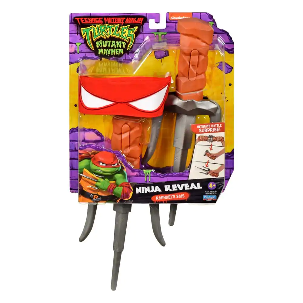 Teenage Mutant Ninja Turtles: Mutant Mayhem Raphael preoblikujoč Sai fotografija izdelka