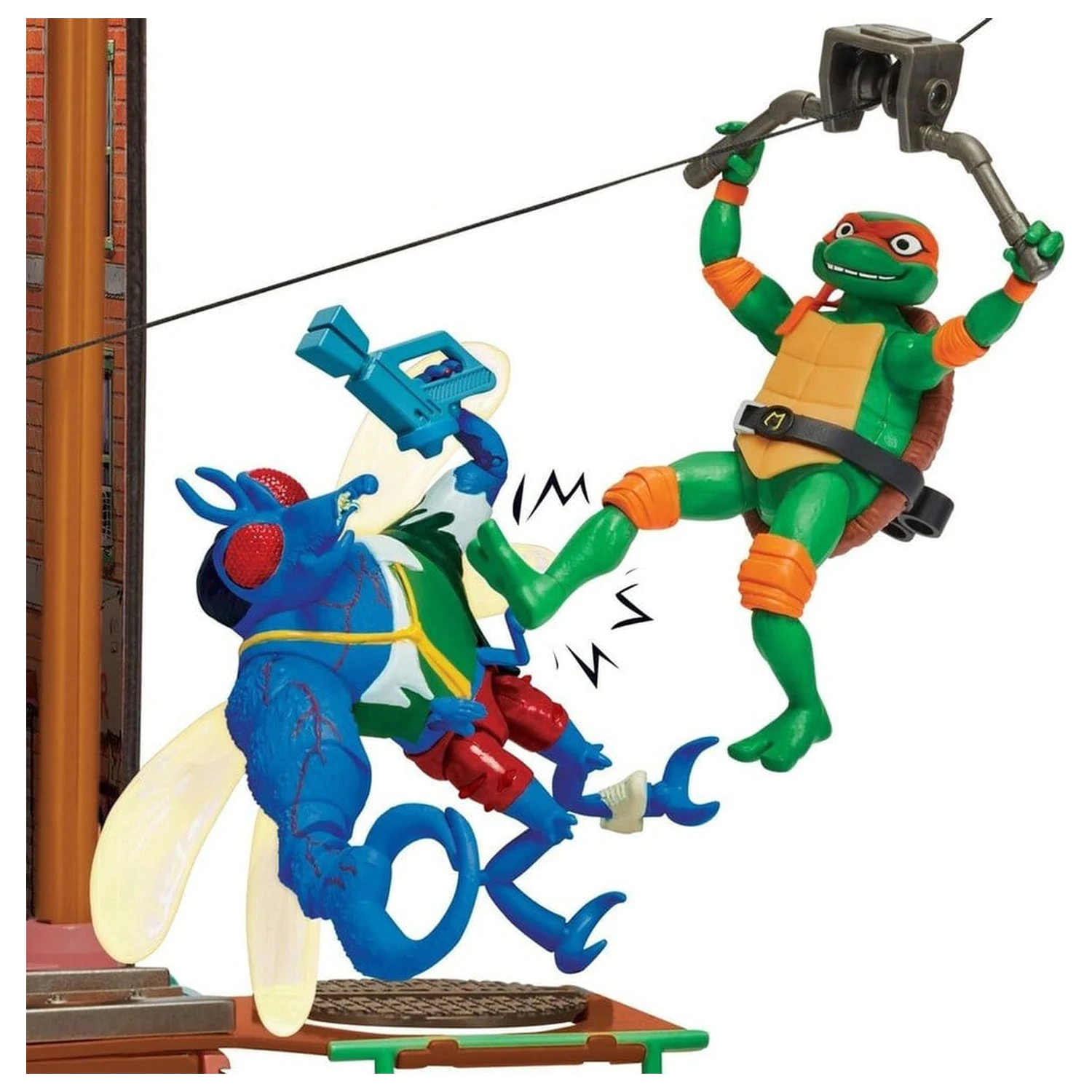 Teenage Mutant Ninja Turtles: Mutant Mayhem Igralni komplet Kanalizacijsko skrivališče Nova različica fotografija izdelka