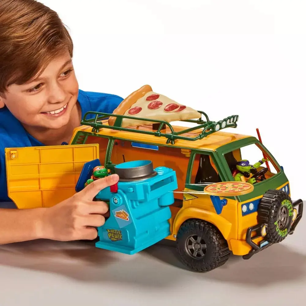 Teenage Mutant Ninja Turtles: Mutant Mayhem Vozilo Pizza kombi 20 cm fotografija izdelka