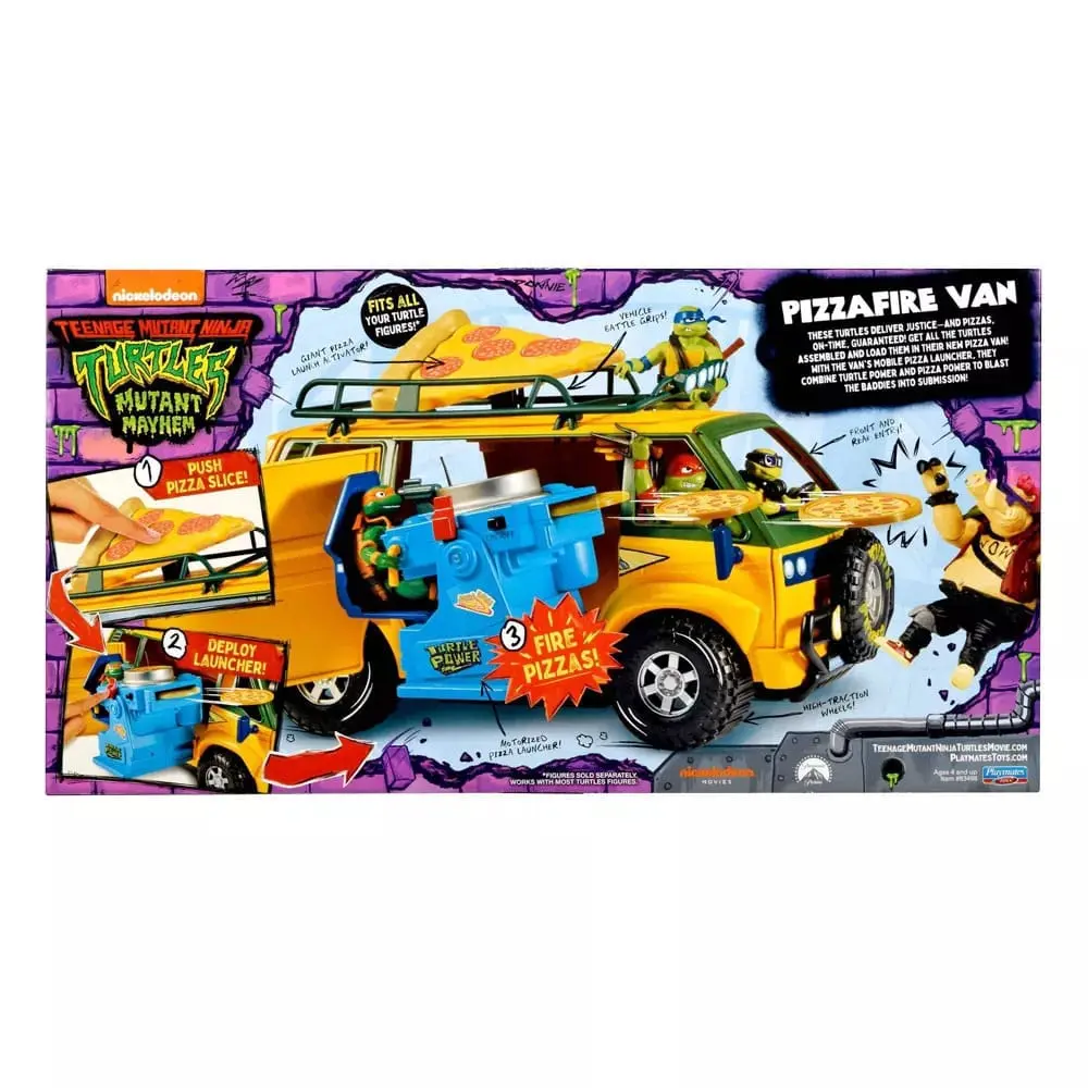 Teenage Mutant Ninja Turtles: Mutant Mayhem Vozilo Pizza kombi 20 cm fotografija izdelka