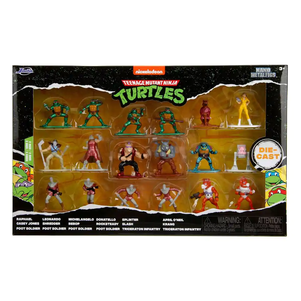 Teenage Mutant Ninja Turtles Nano Metalfigs Diecast Mini Figure 18-Pack Wave 2 4 cm – set 18 mini figuric, izdelanih po metodi tlačnega litja fotografija izdelka