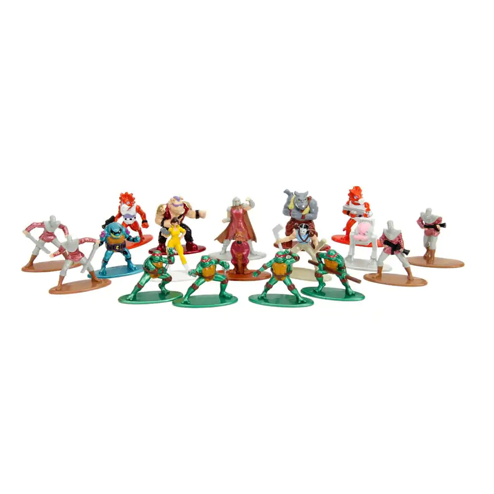 Teenage Mutant Ninja Turtles Nano Metalfigs Diecast Mini Figure 18-Pack Wave 2 4 cm – set 18 mini figuric, izdelanih po metodi tlačnega litja fotografija izdelka