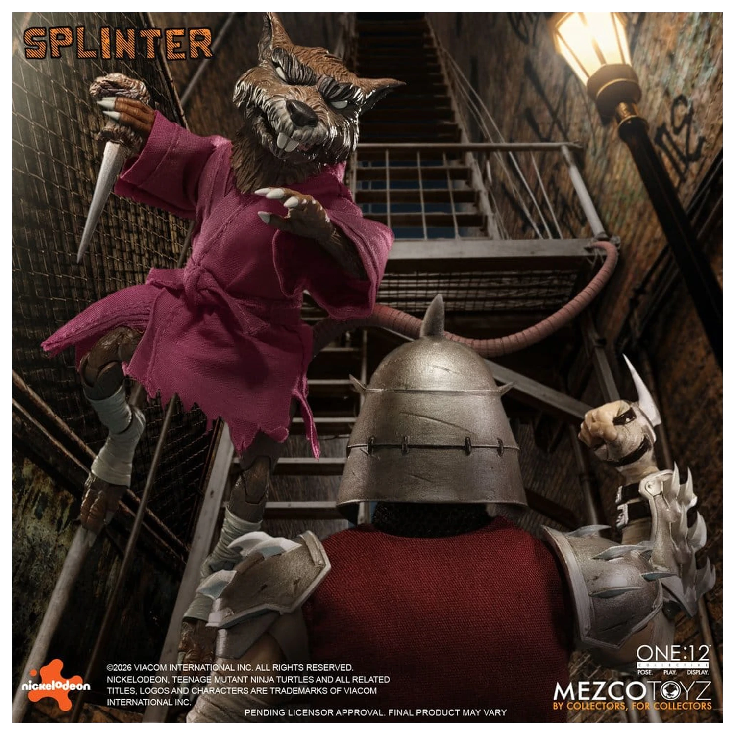 Teenage Mutant Ninja Turtles One:12 Collective Akcijska figura 1/12 Splinter 17 cm fotografija izdelka