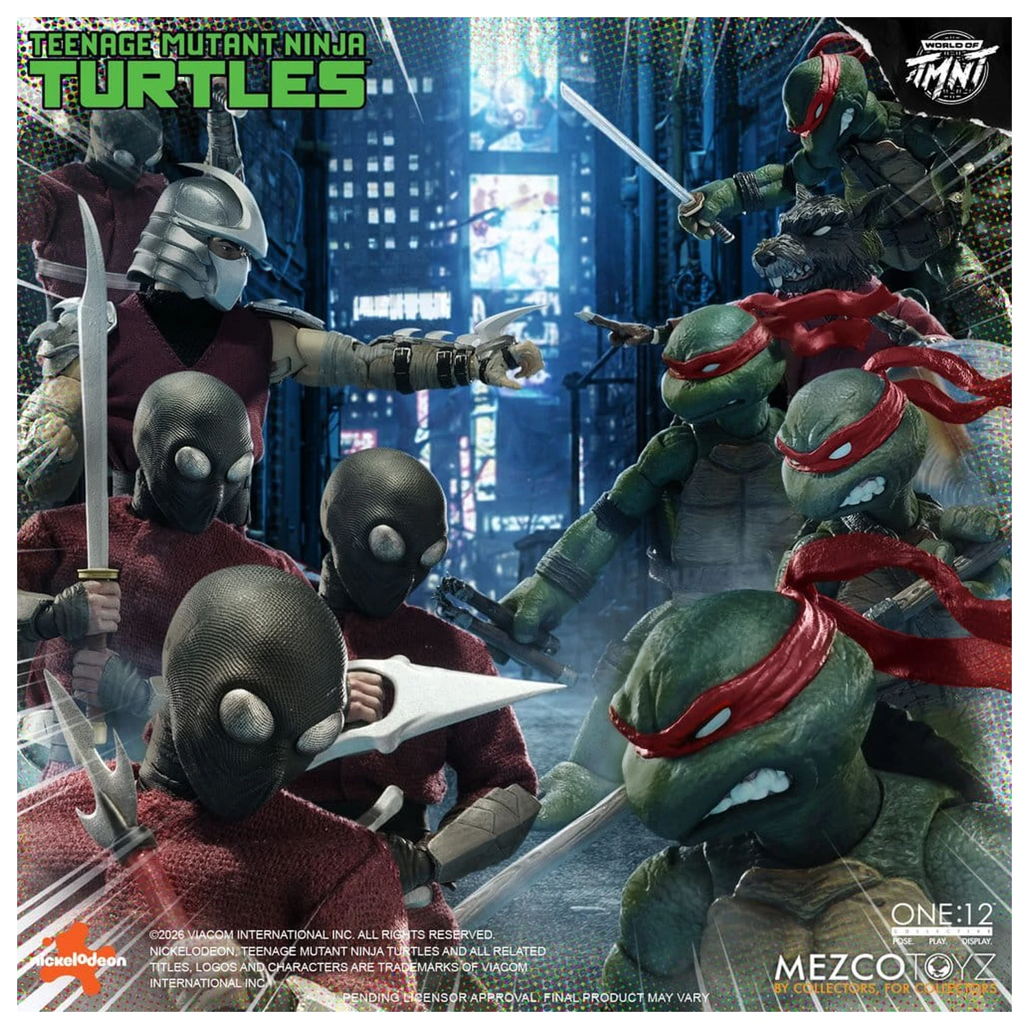 Teenage Mutant Ninja Turtles One:12 Collective akcijske figure 1/12 v škatli, komplet, 17 cm fotografija izdelka