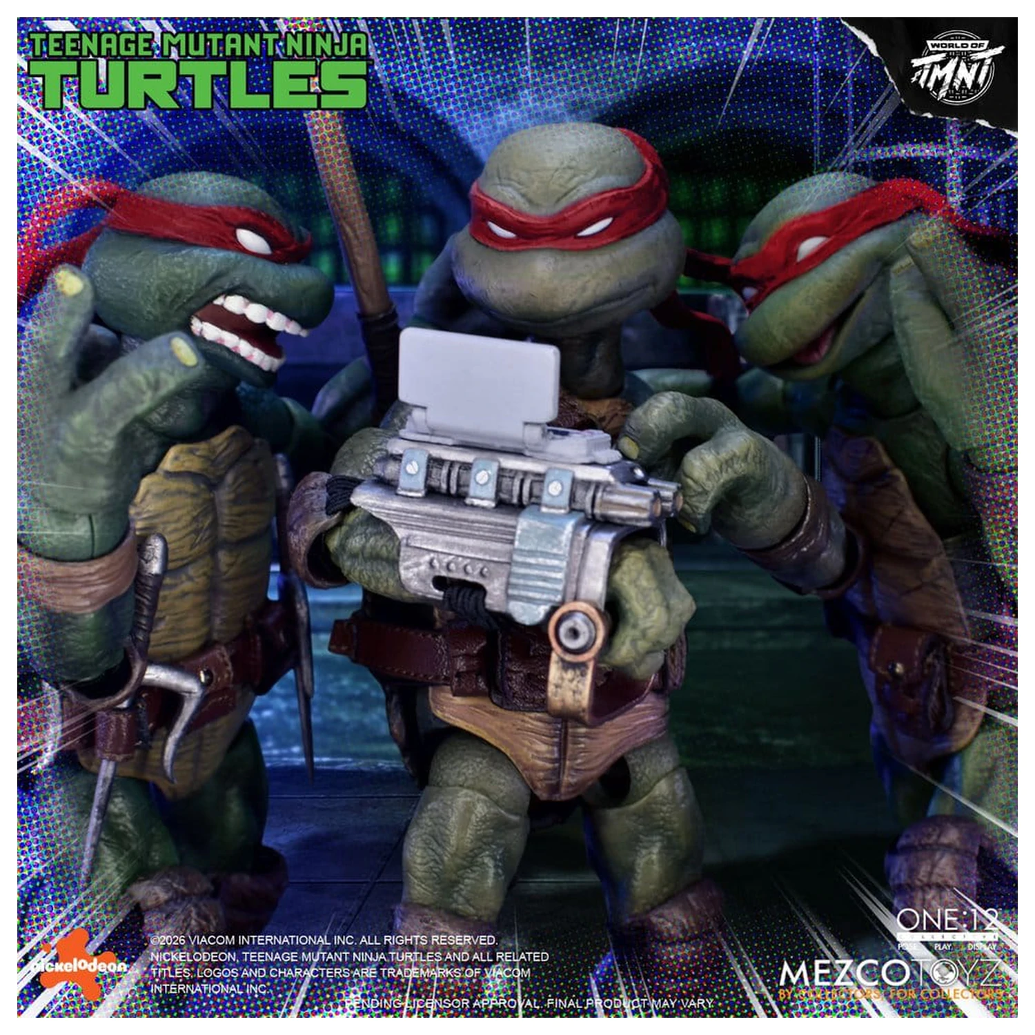Teenage Mutant Ninja Turtles One:12 Collective akcijske figure 1/12 v škatli, komplet, 17 cm fotografija izdelka