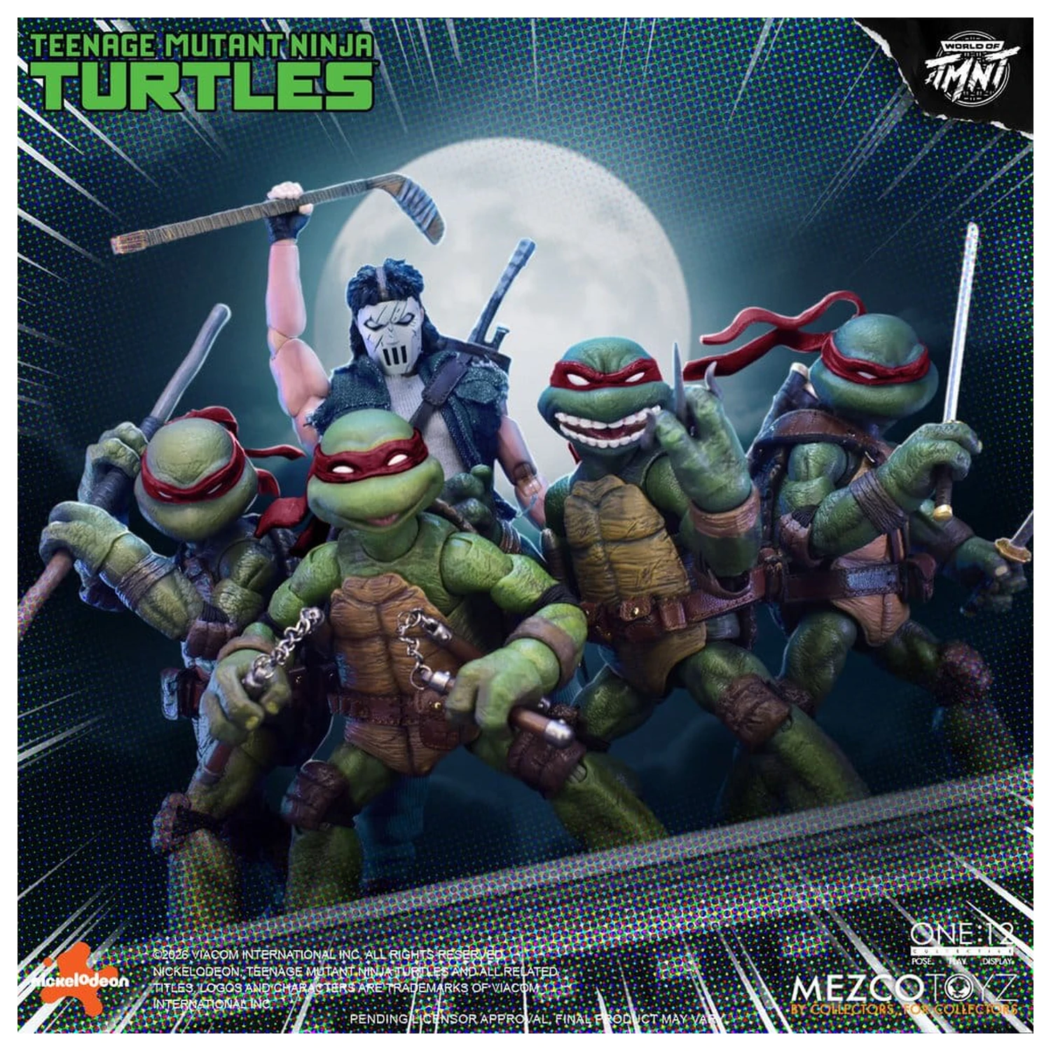 Teenage Mutant Ninja Turtles One:12 Collective akcijske figure 1/12 v škatli, komplet, 17 cm fotografija izdelka