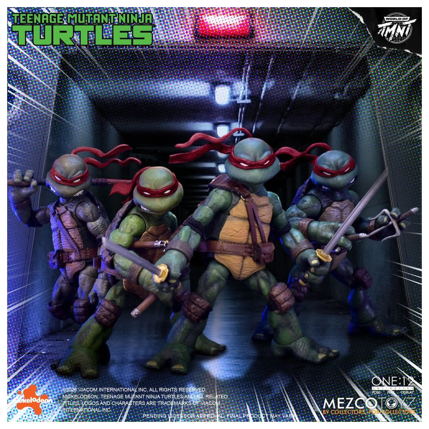 Teenage Mutant Ninja Turtles One:12 Collective akcijske figure 1/12 v škatli, komplet, 17 cm fotografija izdelka