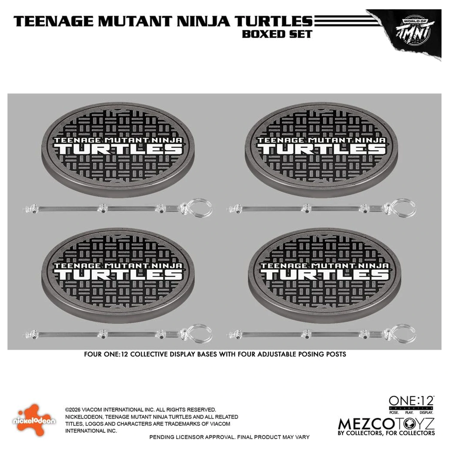 Teenage Mutant Ninja Turtles One:12 Collective akcijske figure 1/12 v škatli, komplet, 17 cm fotografija izdelka