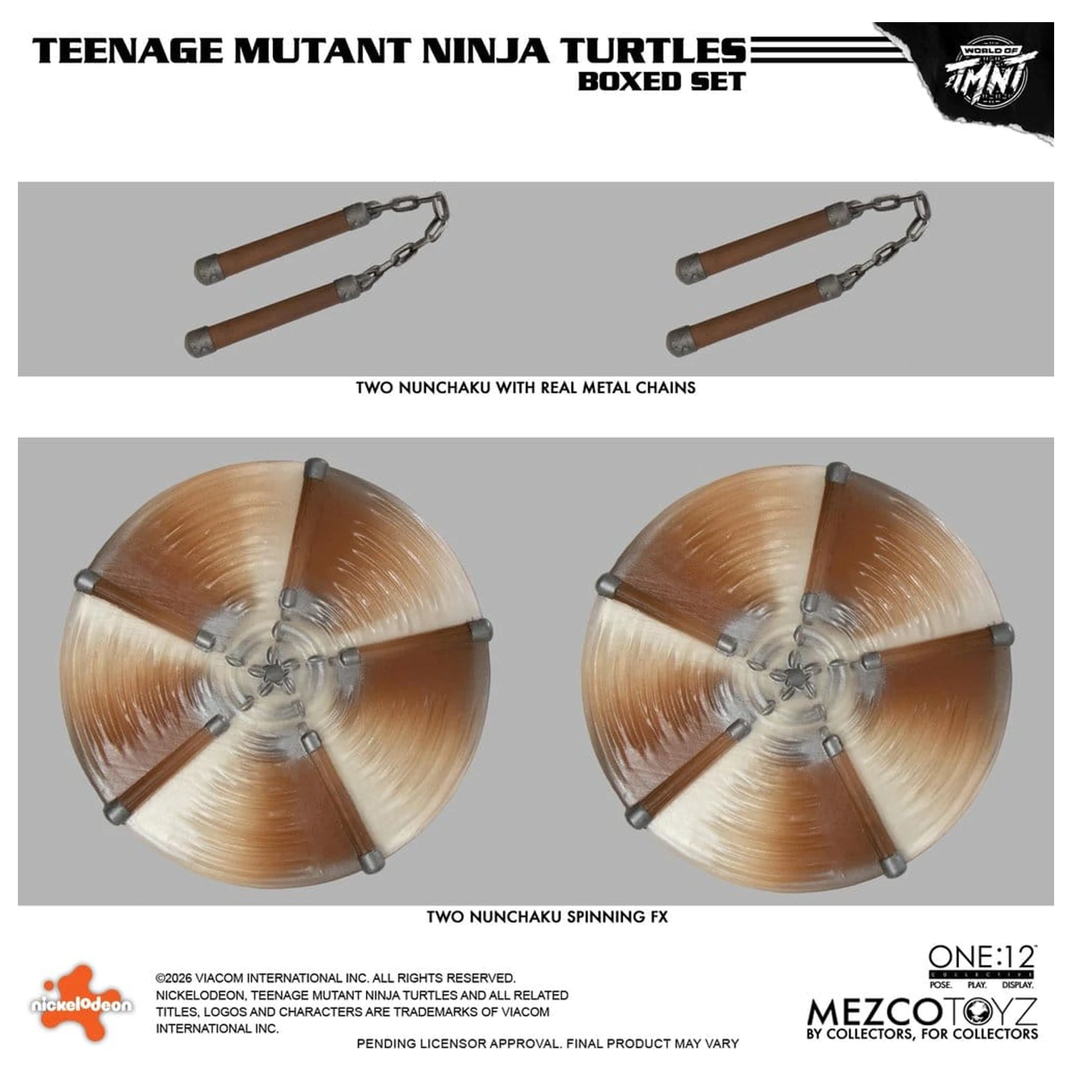Teenage Mutant Ninja Turtles One:12 Collective akcijske figure 1/12 v škatli, komplet, 17 cm fotografija izdelka