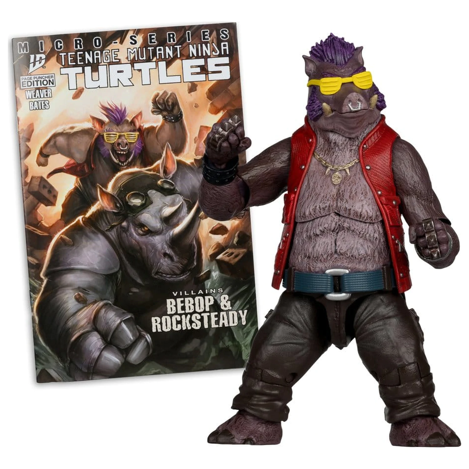 Teenage Mutant Ninja Turtles Page Punchers akcijska figura Bebop 16 cm fotografija izdelka