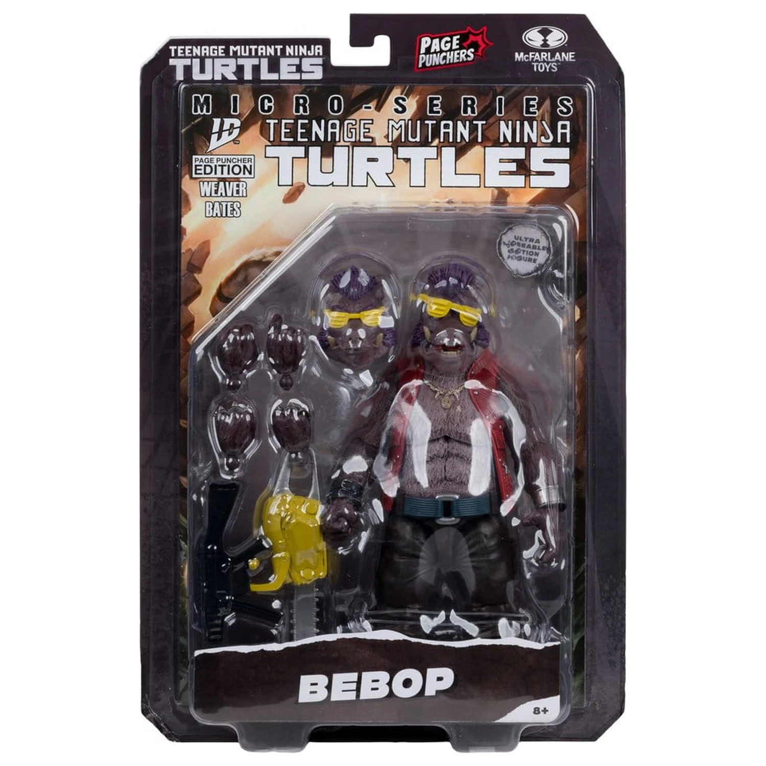 Teenage Mutant Ninja Turtles Page Punchers akcijska figura Bebop 16 cm fotografija izdelka