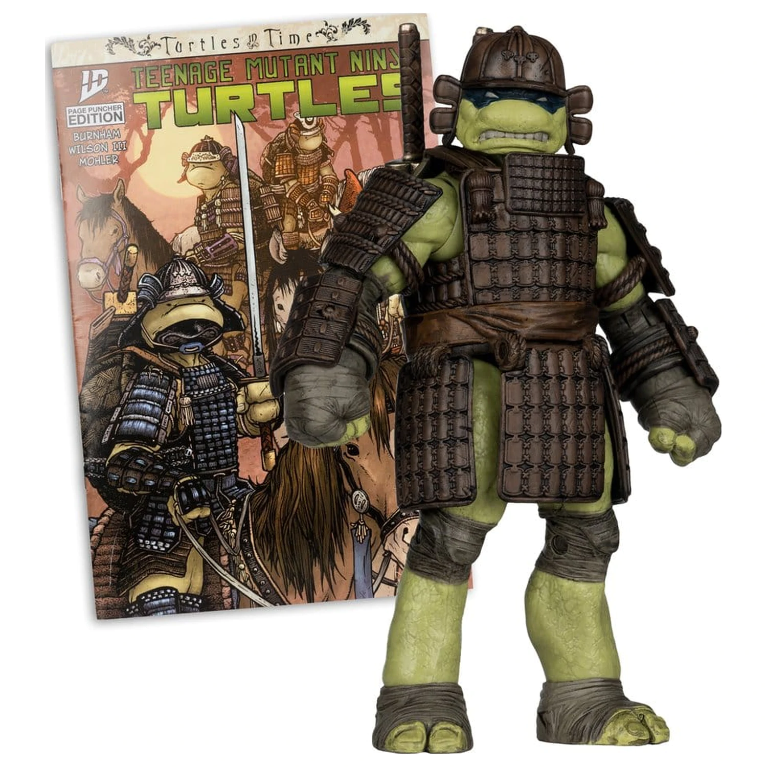 Teenage Mutant Ninja Turtles Page Punchers akcijska figura Leonardo (Turtles in Time) 13 cm fotografija izdelka