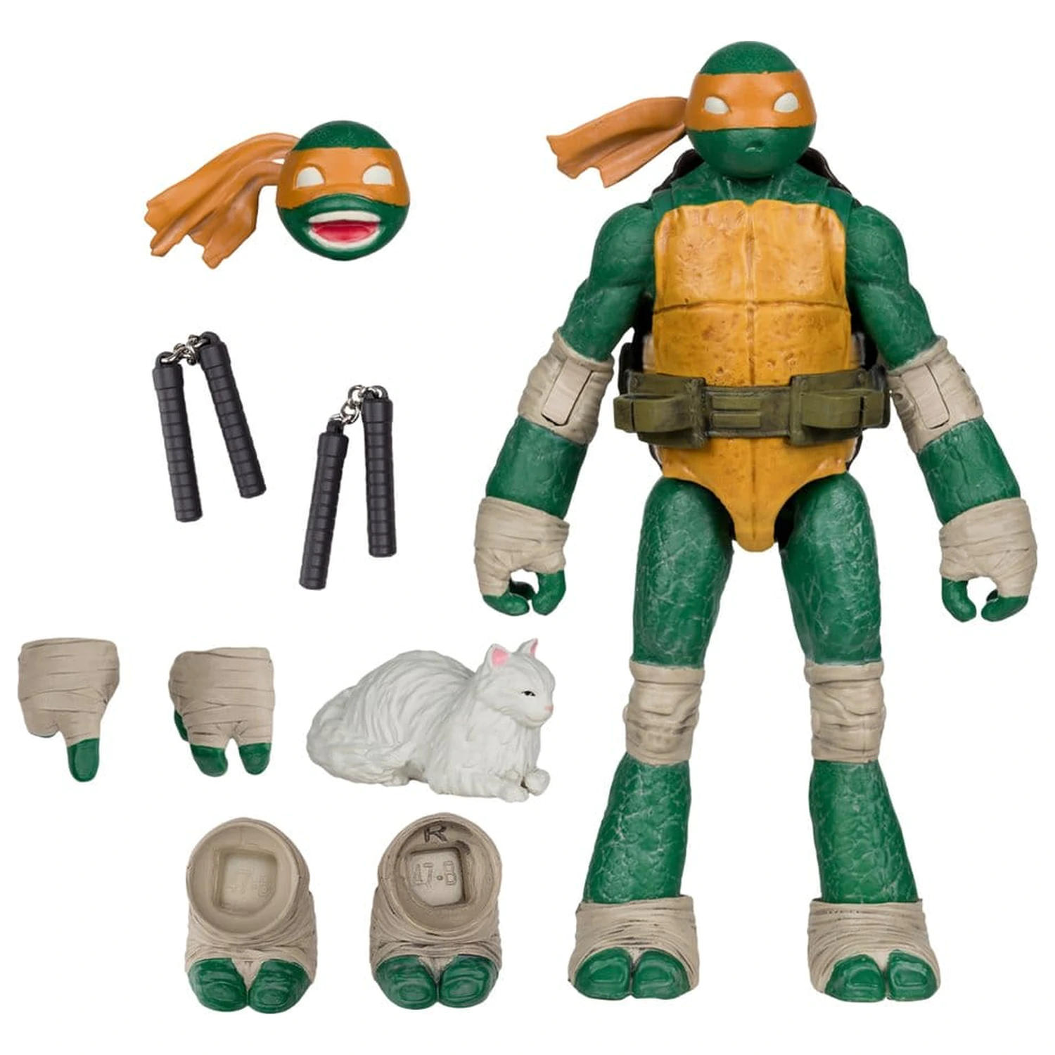 Teenage Mutant Ninja Turtles Page Punchers akcijska figura Michelangelo 13 cm fotografija izdelka