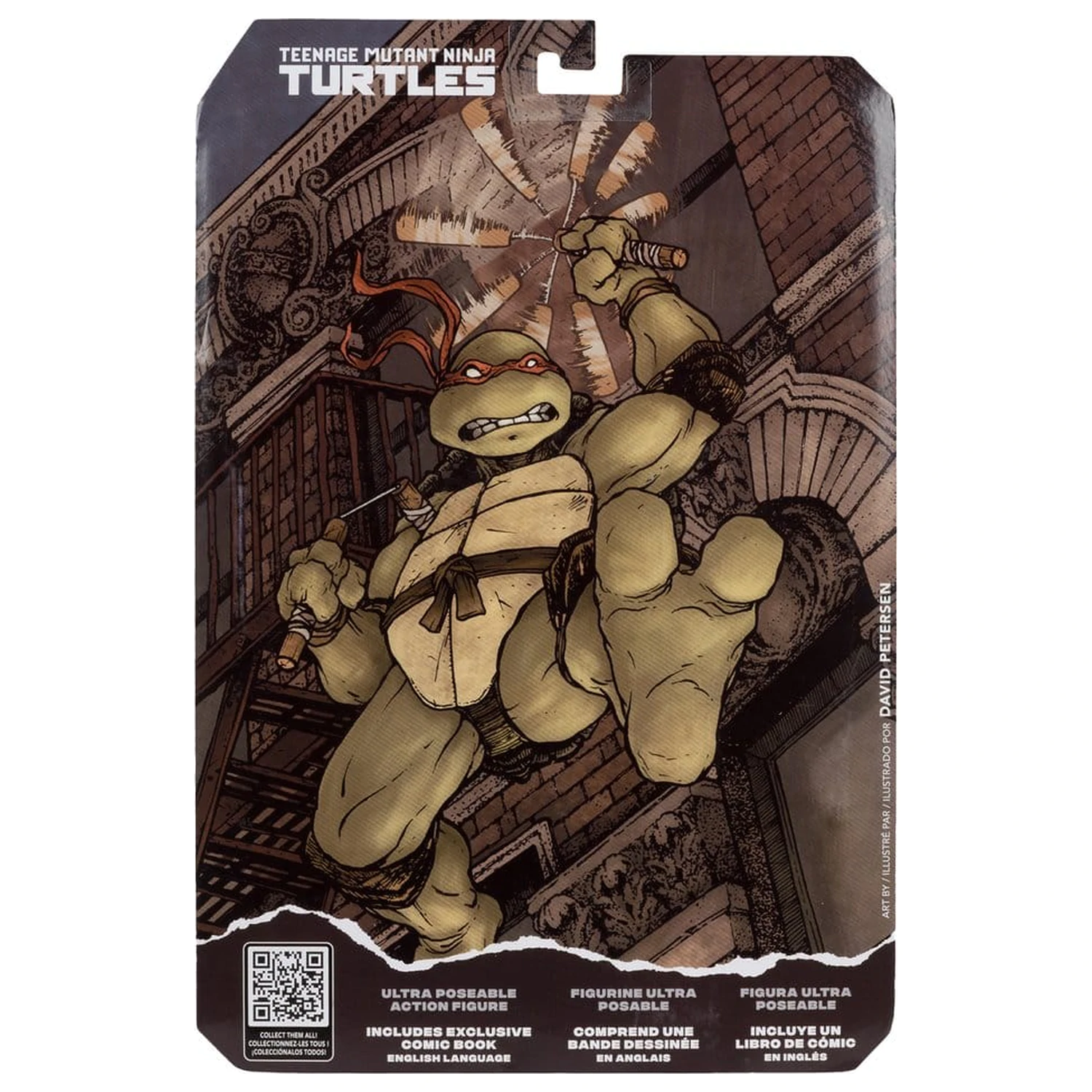Teenage Mutant Ninja Turtles Page Punchers akcijska figura Michelangelo 13 cm fotografija izdelka