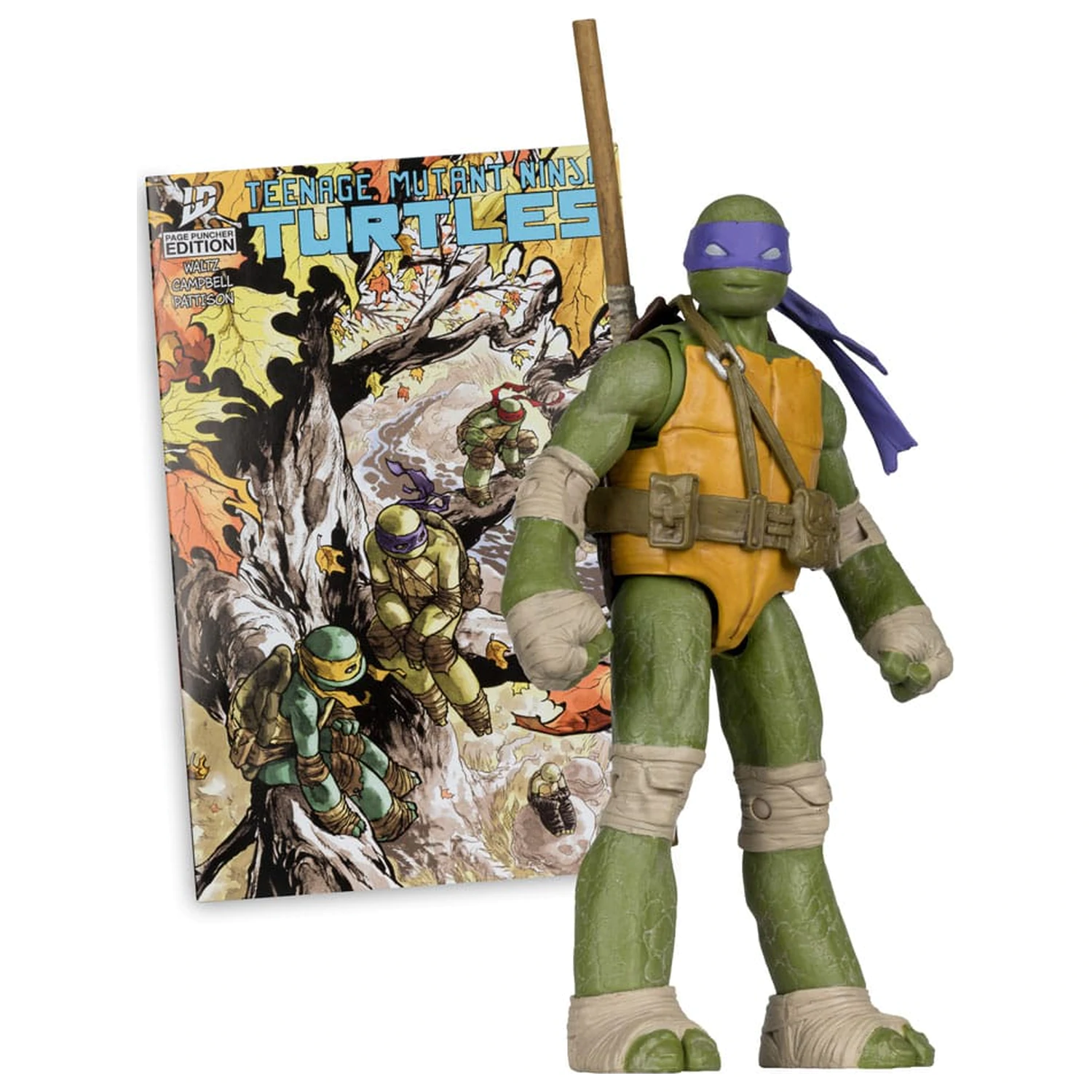Teenage Mutant Ninja Turtles Page Punchers akcijska figura Donatello 13 cm fotografija izdelka