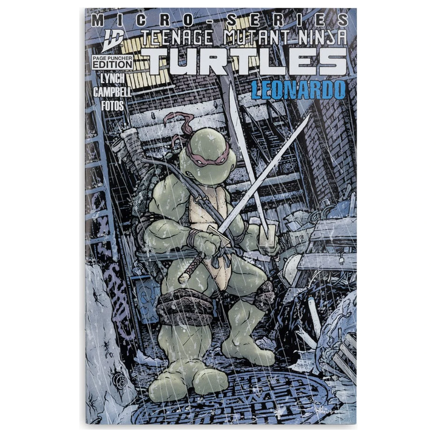 Teenage Mutant Ninja Turtles Page Punchers akcijska figura Leonardo 13 cm fotografija izdelka