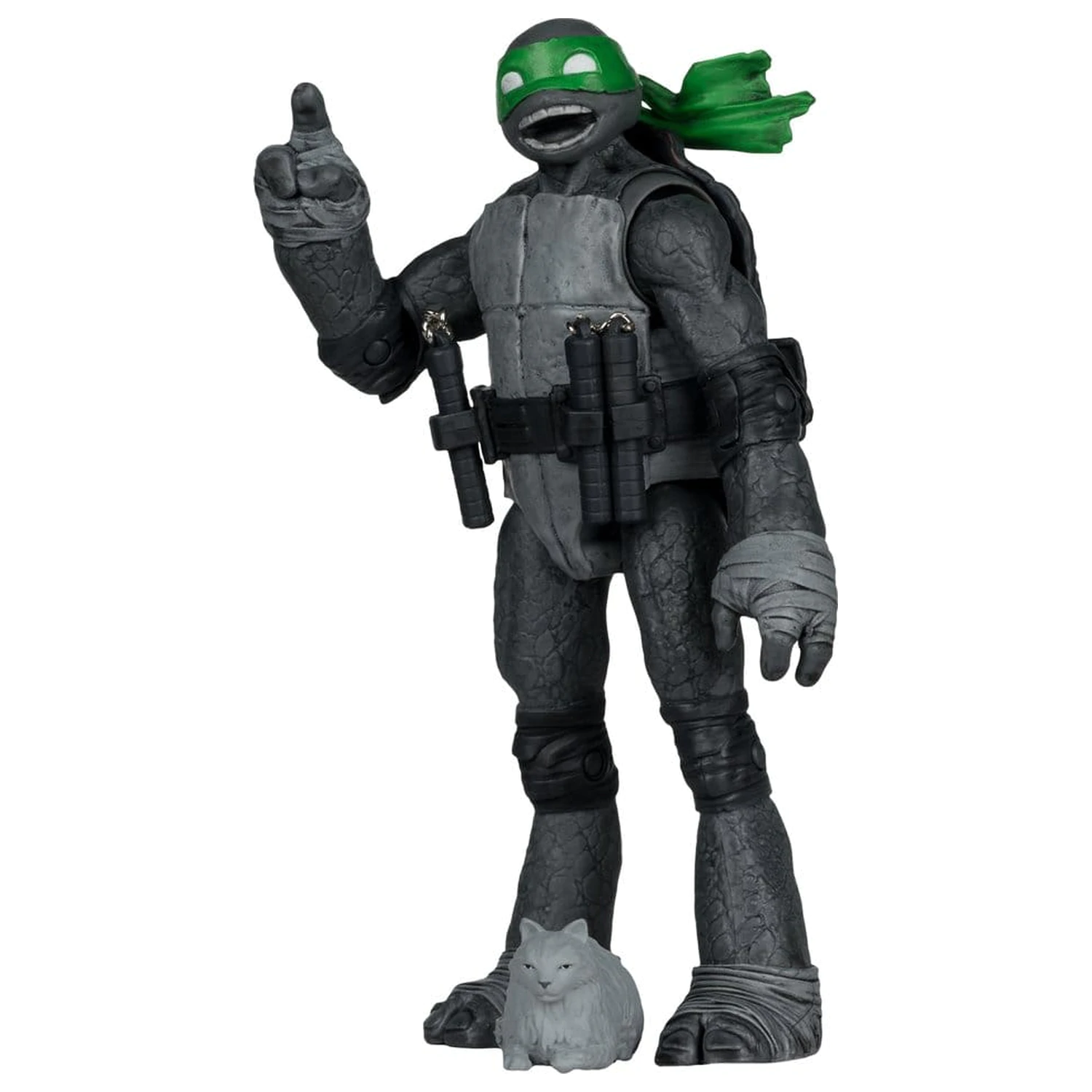 Teenage Mutant Ninja Turtles Page Punchers figurica Michelangelo (črno bela in zelena) (Red Platinum Edition) 13 cm fotografija izdelka
