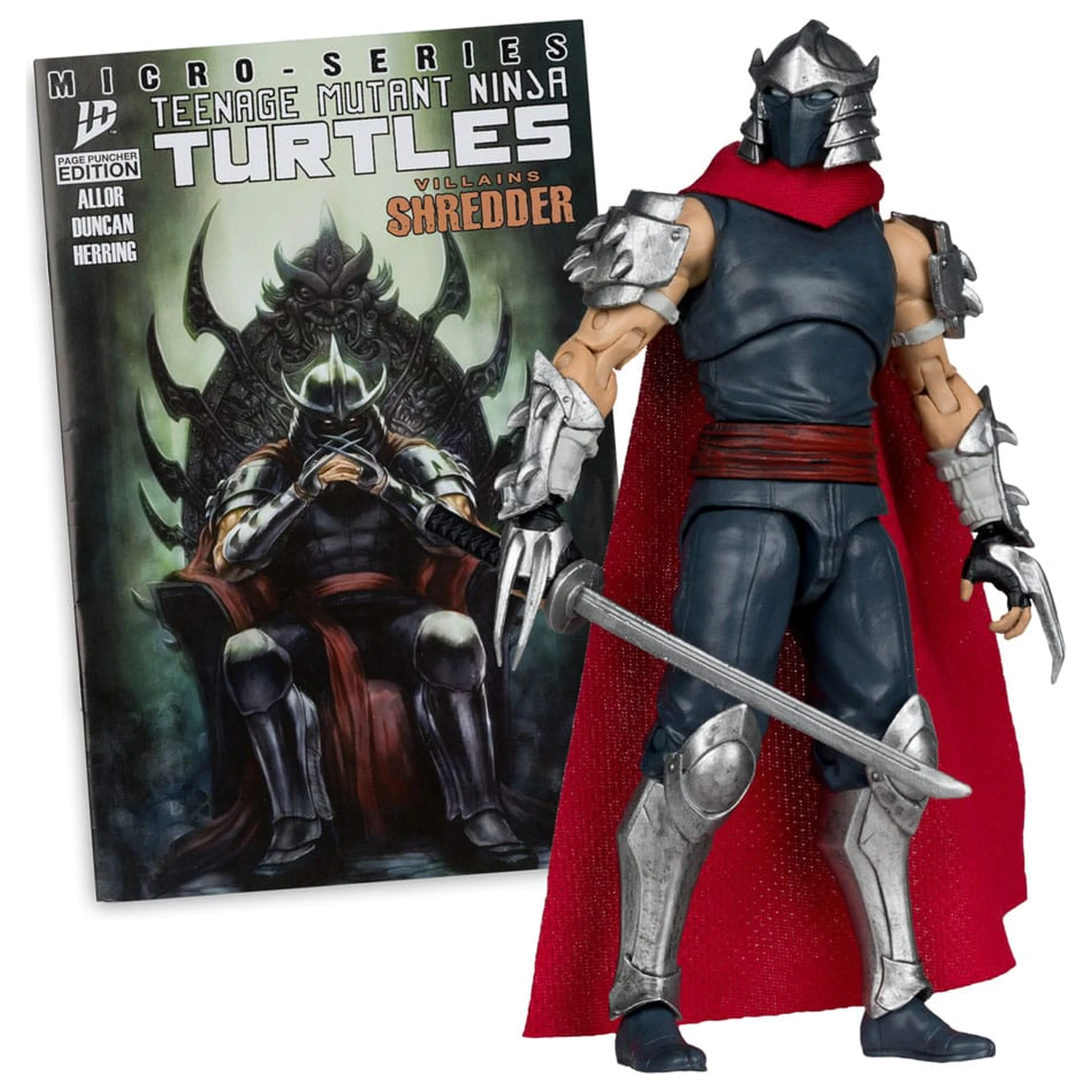 Teenage Mutant Ninja Turtles Page Punchers akcijska figura Shredder 14 cm fotografija izdelka