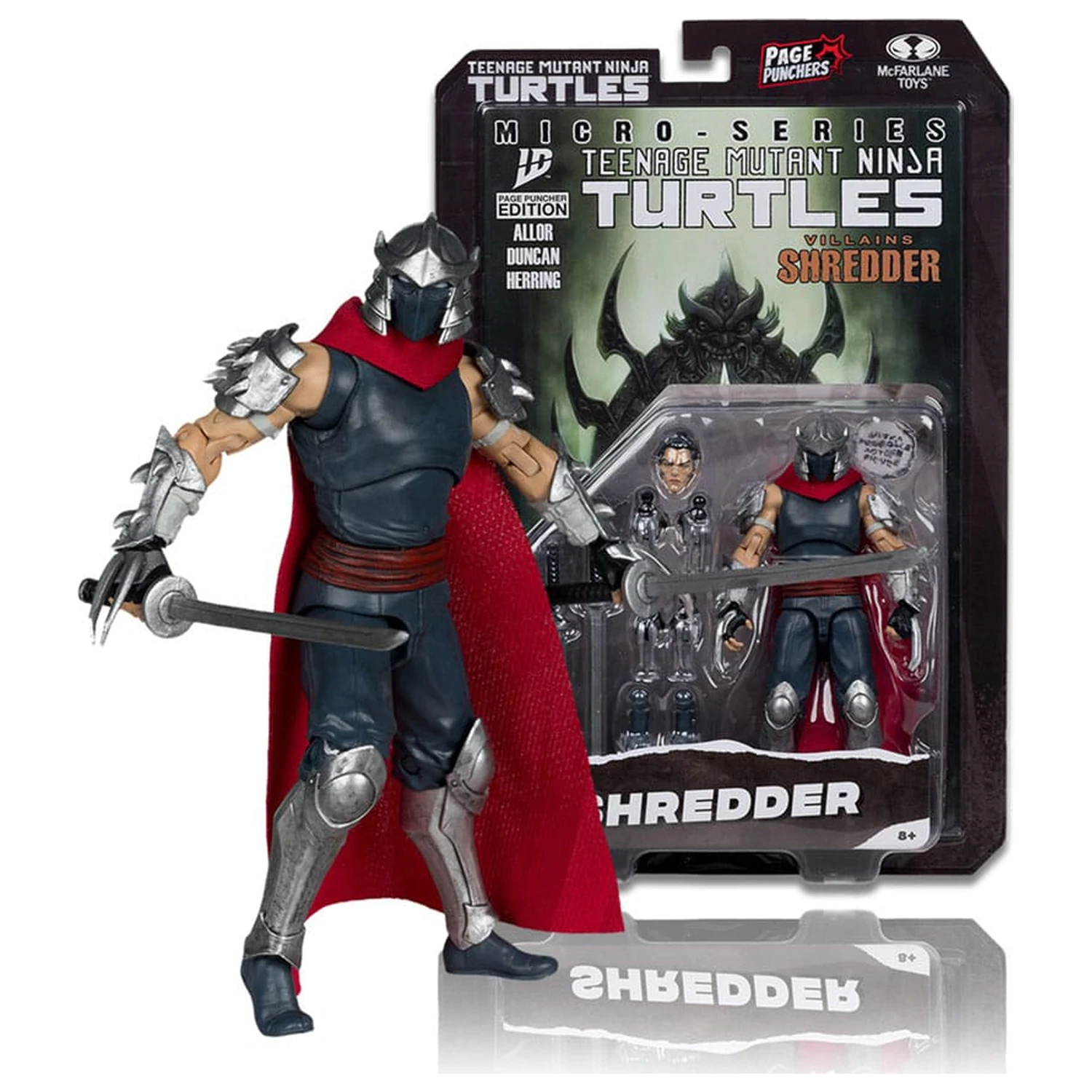 Teenage Mutant Ninja Turtles Page Punchers akcijska figura Shredder 14 cm fotografija izdelka