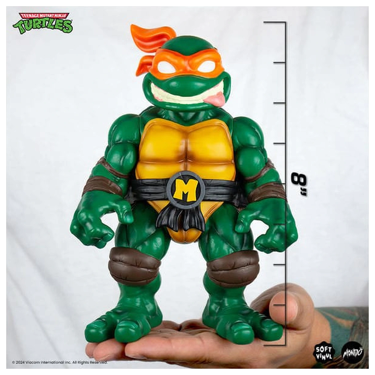 Teenage Mutant Ninja Turtles mehka vinilna figura Michelangelo 20 cm fotografija izdelka