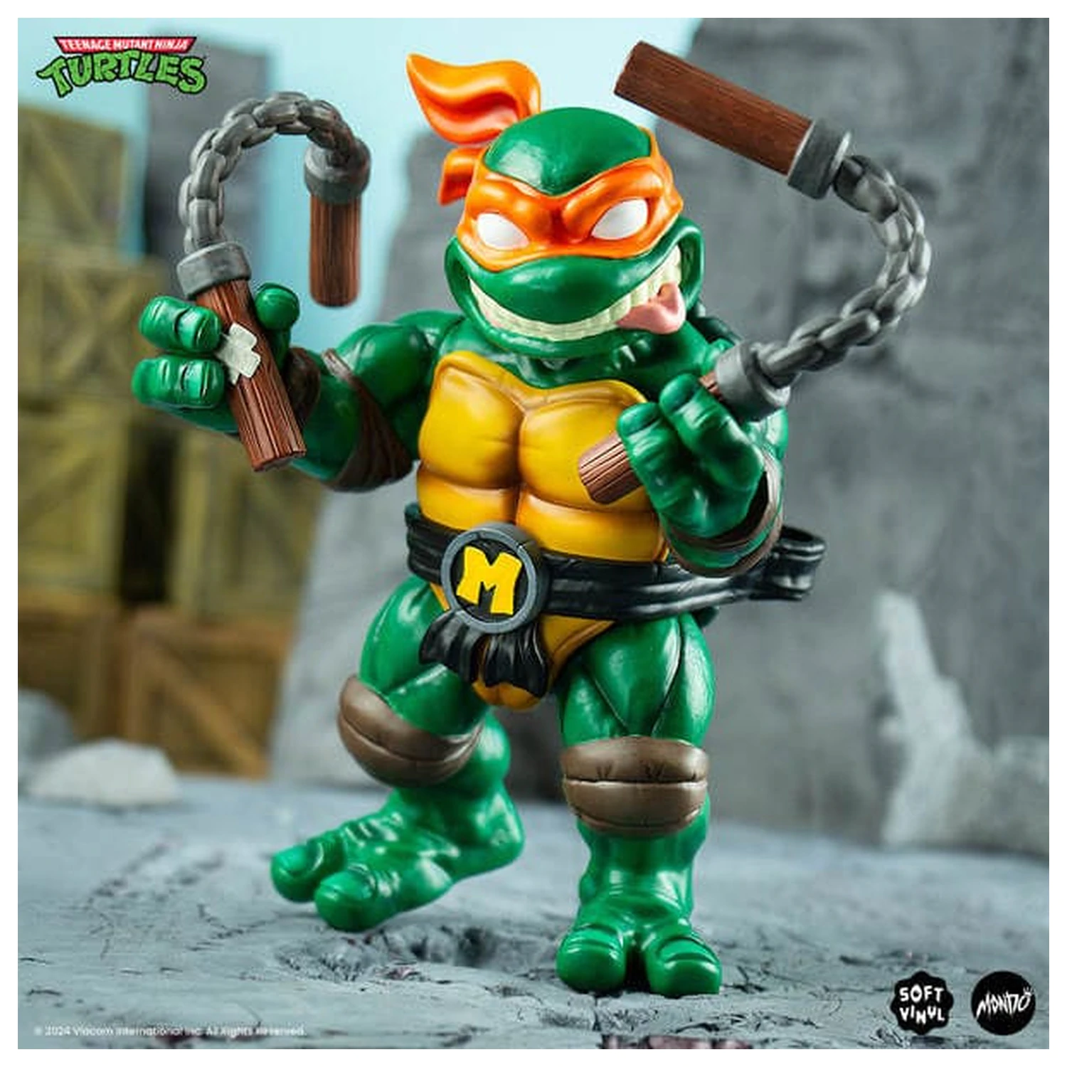 Teenage Mutant Ninja Turtles mehka vinilna figura Michelangelo 20 cm fotografija izdelka