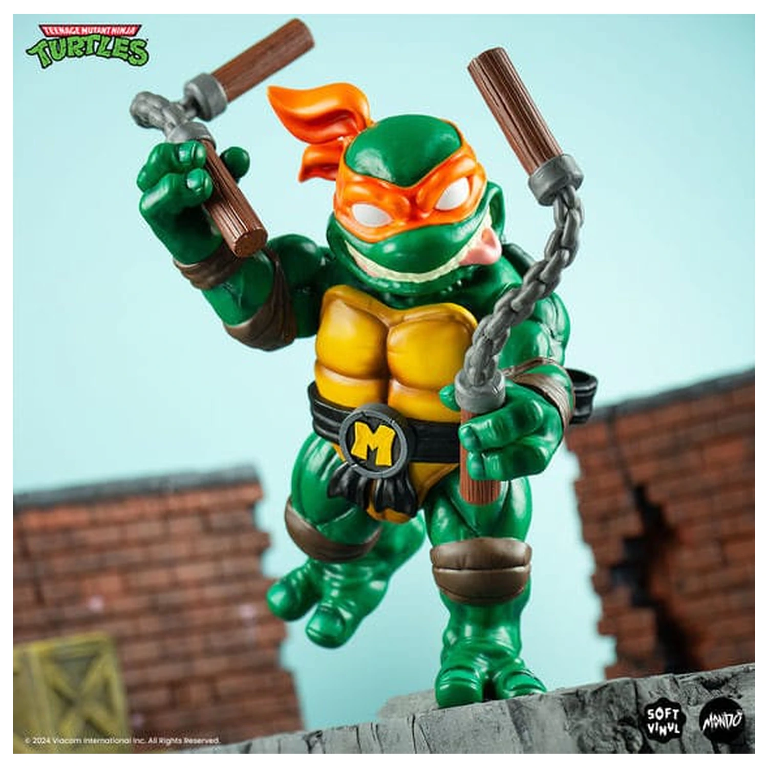 Teenage Mutant Ninja Turtles mehka vinilna figura Michelangelo 20 cm fotografija izdelka