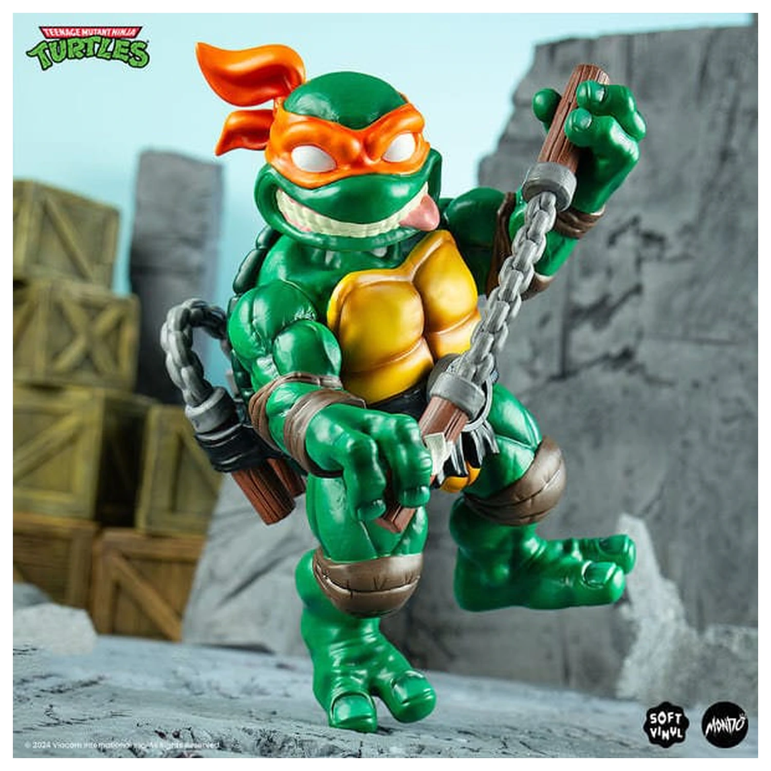 Teenage Mutant Ninja Turtles mehka vinilna figura Michelangelo 20 cm fotografija izdelka