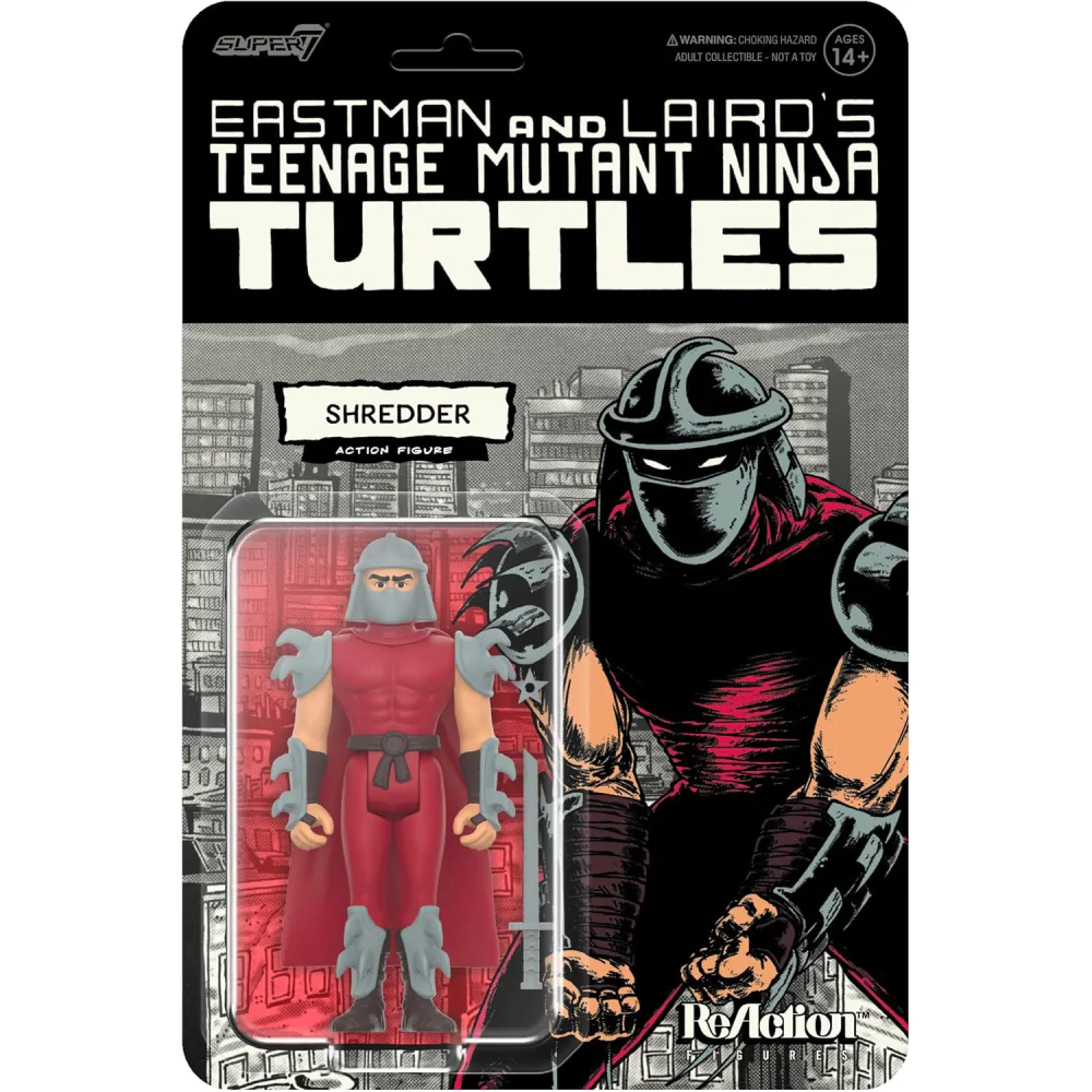 Teenage Mutant Ninja Turtles ReAction akcijska figura Wave 11 Shredder (Comic Color) 10 cm fotografija izdelka
